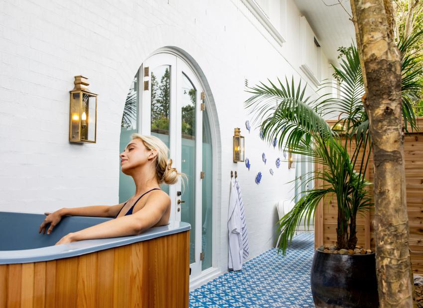 Relax and unwind in the Halcyon Wellness space